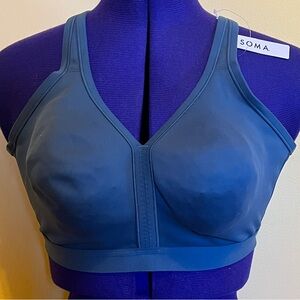 Soma 42C Embrace Petrol / Dark Green Full Coverage Wireless Bra